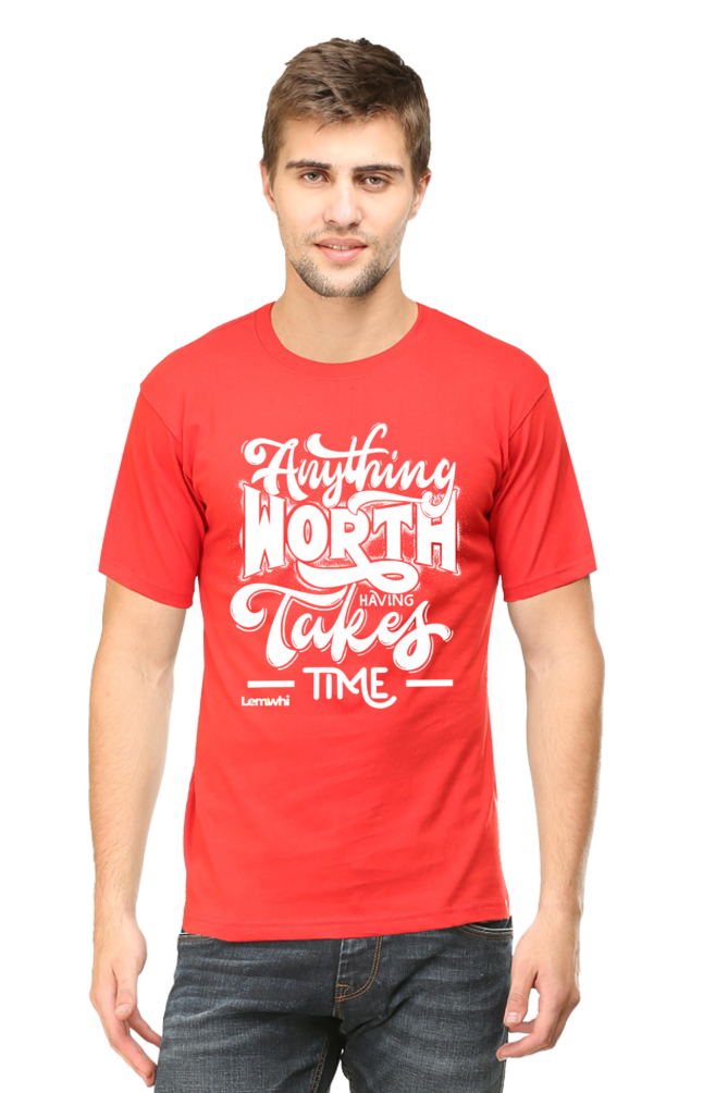 Round Neck Short Sleeves Cotton Lounge T-shirts