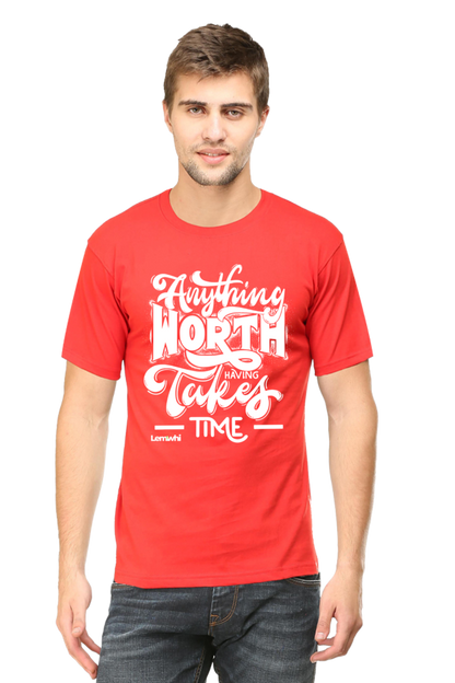 Round Neck Short Sleeves Cotton Lounge T-shirts