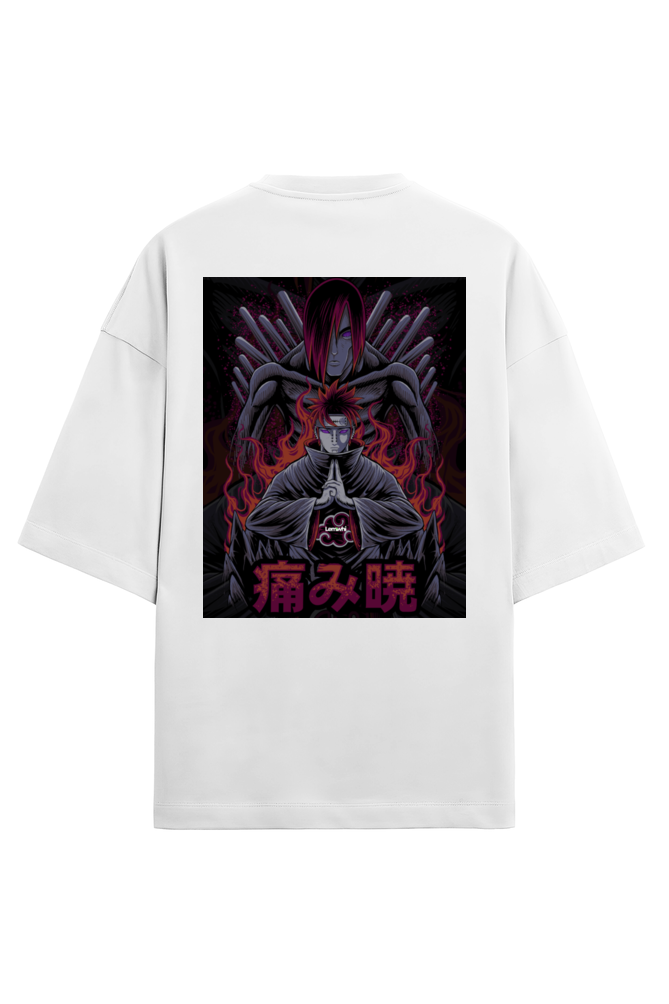 Printed Oversized T-Shirt (Nagato/Pain)