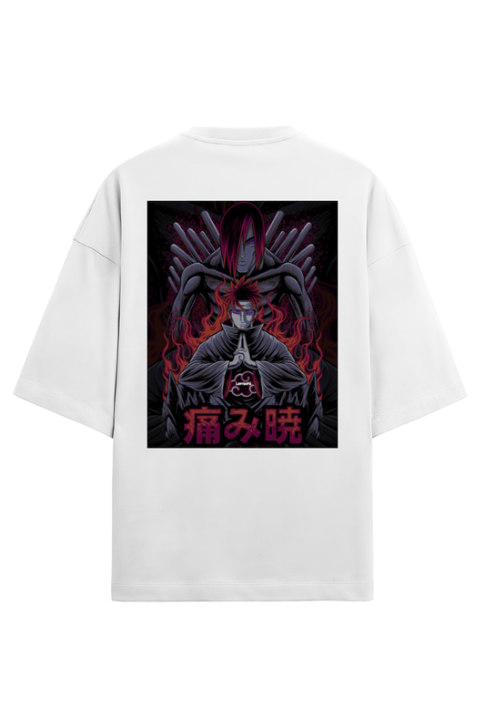 Printed Oversized T-Shirt (Nagato/Pain)
