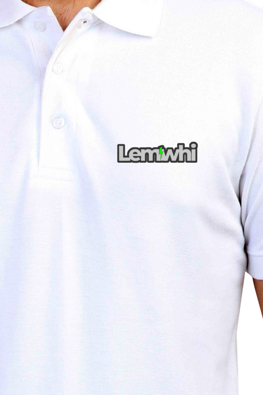 Men Solid Polo Collar T-Shirt