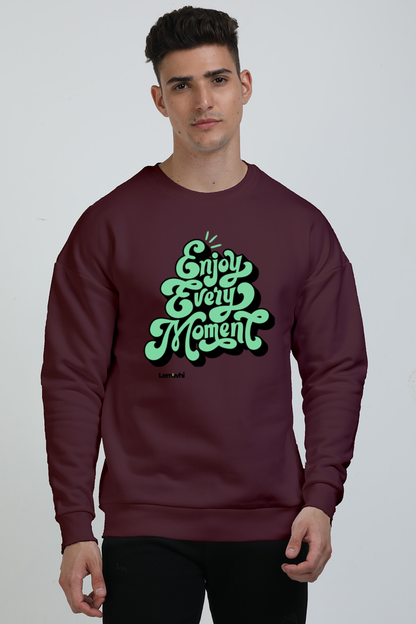 Printed Oversized Cotton Sweatshirt