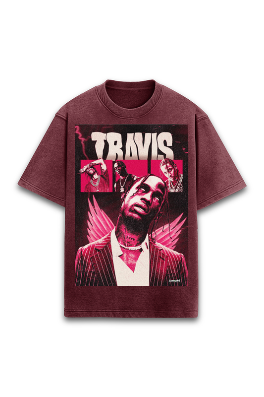 Premium Travis Scott Acid Wash T-Shirt