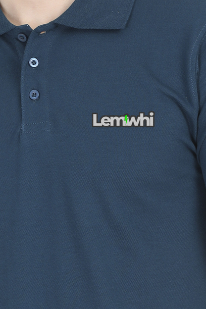 Men Solid Polo Collar T-Shirt
