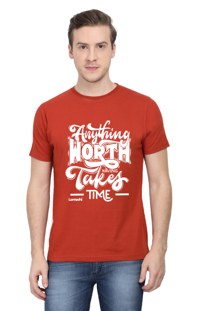 Round Neck Short Sleeves Cotton Lounge T-shirts