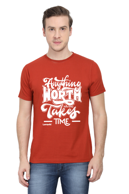 Round Neck Short Sleeves Cotton Lounge T-shirts