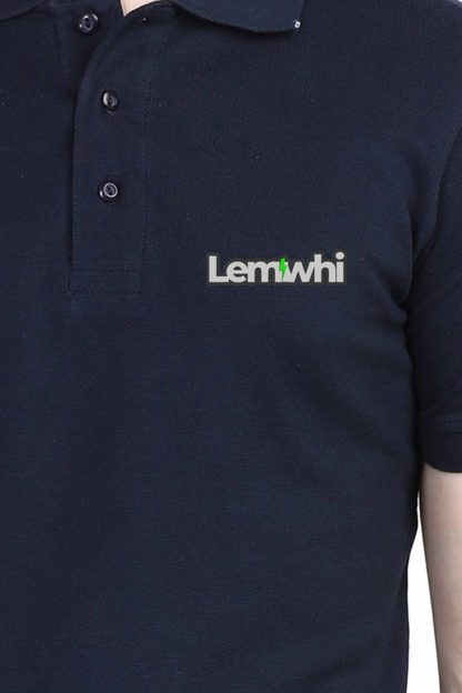 Men Solid Polo Collar T-Shirt