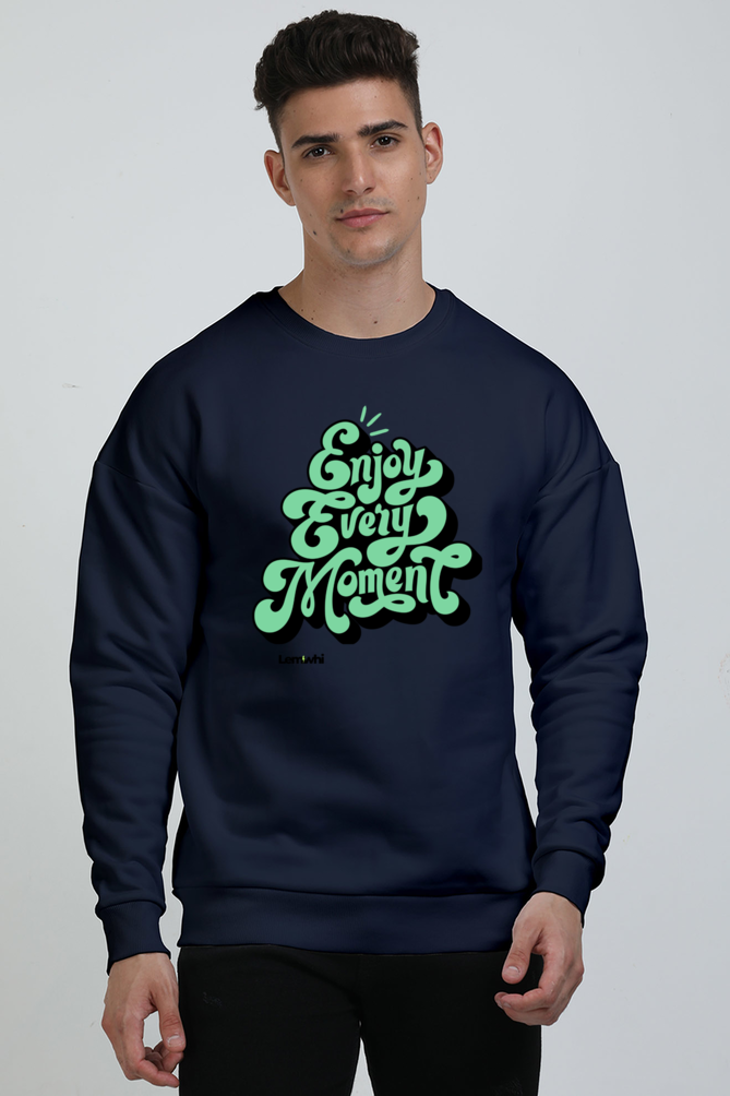 Printed Oversized Cotton Sweatshirt