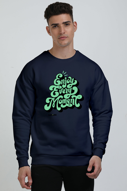 Printed Oversized Cotton Sweatshirt