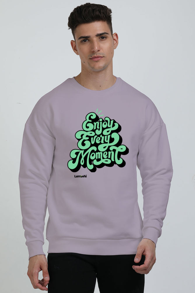 Printed Oversized Cotton Sweatshirt