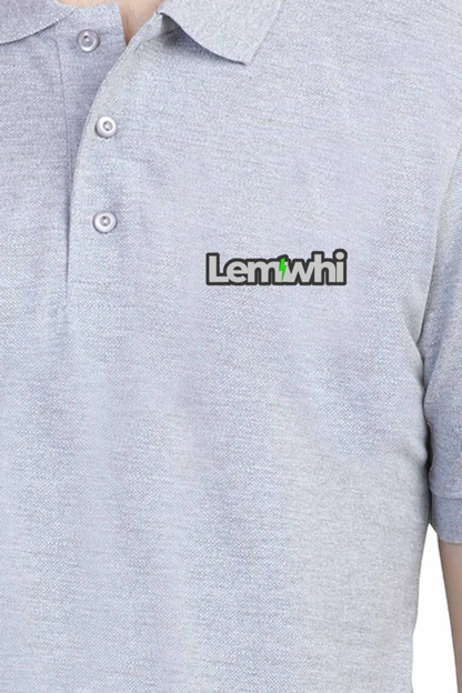 Men Solid Polo Collar T-Shirt