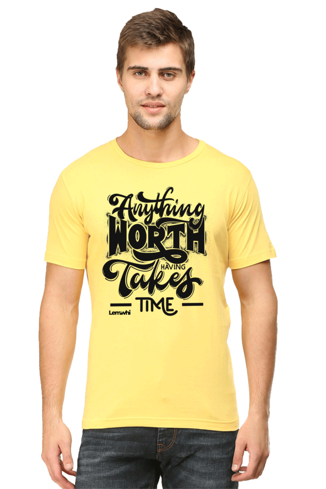 Round Neck Short Sleeves Cotton Lounge T-shirts