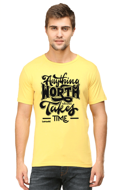 Round Neck Short Sleeves Cotton Lounge T-shirts