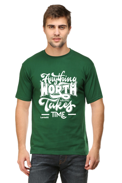 Round Neck Short Sleeves Cotton Lounge T-shirts